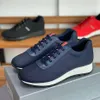 2023 hommes chaussures décontractées à la mode coupe de l'amérique progettista cuir verni et Nylon lusso baskets hommes chaussure hm8kk00000002