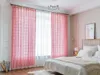 Curtain Cotton Thread Translucent Retro Hollow Finished Product North American Country Fabric Floor Customization