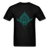 Męskie koszule T-Summer T-Shirt Mandala T-shirt geometryczne ozdoby Paisley Man Tshirts Kupony z krótkim rękawem bawełniana bluza