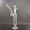 10mm Femme Verre Brûleur À Huile Bong Conduites D'eau Recycleur Plates-formes Pétrolières Bongs Petit Attrape-Cendres Narguilé Heady Fumer Tuyau Avec Tuyaux De Brûleur À Huile