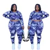 Survêtements Sylph Plus Taille 2 Pièces Ensemble Mode Slim Creux-Out Tie Dye Femmes Deux Tenues Ensembles À Manches Longues Crop Top Et Pantalon Costumes