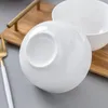 Bols chinois pur bol de riz blanc ménage soupe de nouilles céramique instantanée El fournitures vaisselle en porcelaine