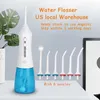 Mundduschen Andere Hygiene Wasserflosser Schnurlose Zahndusche mit DIY 3 Modi 6 Düsen 300 ml IPX7 Wasserdichter wiederaufladbarer Zahnreiniger 221215
