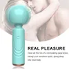 Beauty Items Leistungsstarker Klitoris-Dildo-Vibrator für Frauen, G-Punkt-Massagegerät, 10 Muster, AV-Vibration, Zauberstab, weiblicher Masturbator