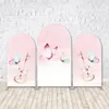 Party Decoration Arch Backdrop Stand Customize 3 Double Side Fabric Covers Baby Shower Wedding For Events