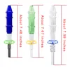 Chinafairprice NC066 Dab Rig Smoking Pipes Glass Water Bong 10mm 14mm Quartz Ceramic Nail Clip Colorful Big Chamber Huge Vapor Bubbler Pipe