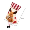 Kerstdecoraties 3 Pack Kousen Santa Claus Snowman en rendier voor Kerstmis feestdecoratie