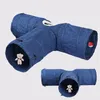 Cat Toys Tunnel Pet Tube Invouwbaar Play Interactief binnen Outdoor voor Kitty Puppy Balls Dogs Diding Training House