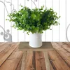 Decorative Flowers Artificials Boxwood Stems Artificial Greenery Stem Plants UV Resistant Fake Plant Farmhouse Home Garden Wedding Pati