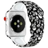 Bloemen siliconen banden afdrukken voor Apple Watch Series 8 7 6 5 4 3 2 1 Nieuw patroon bandjes voor iwatch 38/40/41mm 42/44/45/49mm