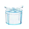 Presentförpackning 12st Transparent Bowknot Mini Candy Box Wedding S Gifts Jewel Storage Container