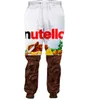 Hip Hop Sportwear Punk Casual Casual Uscar Stampa Fresco Burger Ramen con fritte 3D Pantaloni