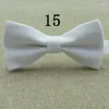 Bow Ties 15Colors hommes Tie Robe formelle Personnalité colorée Bowtie 12 cm 6 cm Solide Imitation Coton Linn