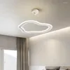 Luzes de teto Lâmpada da sala de estar moderna atmosfera simples iluminação de quarto criativo farol minimalista criativo principal