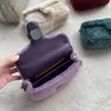 Torby na ramię jesień i projektant zima 22 Nowy styl Plush Shearling Tabby26 Bacchus jagnięcy wełna klapa jedna crossbody samica