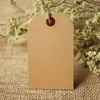 New Kraft Paper Degrant Tag Tag Design مخصصة Logo Clothing Tradicark Tradiark Cannase Crateformation Tags Paper Card A357