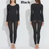 Men's Thermal Underwear Men Women Self-Heating Set Tops Trousers Long Sleeve Shirt Pants Warm Suit Soft Slim Elastic