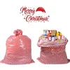 Weihnachtsdekoration, große Geschenktüte für den Weihnachtsmann, Verpackung für Fahrradhandtasche, Geschenk, Kunststoff-Rucksack, Party