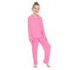 Pijamas para niños Ropa para niños Solapa modal Ropa suelta para el hogar