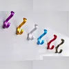 Ganci da parete moderni per porte da cucina in lega di alluminio per vestiti Accessori hardware per il bagno RRC751