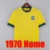 Retro #10 Pele Soccer Jerseys 1957 1970 CAMISETA DE FUTBOL 2022 Speciale herdenkingsstijl Brazilië Santos voetbalhirt Brasil 22 23 Geel Zwart Blue Maillots voet