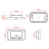 Dual USB Auto Ladegerät Buchse 5V 3,1A 12V/24V Splitter Outlet Power Adapter für Camper lkw Boot RV