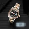 Дизайнерские часы движения Mens Gold Band Watch 41-мм часы мода светящаяся керамическая рамка автомат 2023 сапфировый водонепроницаемый спорт самостоятельно