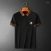 Polos męski sprzedaż 2022 Haft z krótkim rękawem Polo Shirt Mężczyźni