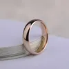 Wedding Rings 2022 High Quality 1PCS Rose Gold Tone Tungsten Width Dome Band For Man And Woman