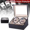 Watch Winder Rotator PU Leather Storage Case 4 6 Display Box Organizer 10 Slots Simple Structure Silent Operation280a