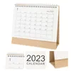 1x 2x 2023 Desk Calendar top Planner Table Stand Custom Staples