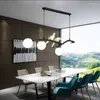 Pendelleuchten Nordic Bird Led Licht Schwarz Gold Esszimmer Restaurant Kronleuchter Designer Living Decoraton