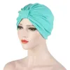 Ethnic Clothing Soild Color Muslim Turban Caps Female Head Cover Wraps Women's Headscarf Bonnet Islam Headwear Femme Musulman India Hats