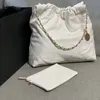 22 Handbag designer chain bags trash bags fashion crossbody women shoulder bag Shiny Calfskin Gold-Tone Metal top luxury new
