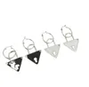 Pendientes de botón de diseño de lujo Moda para hombre Mujer Triángulo invertido P Incrustaciones de letras Diseñadores Joyas PE1 --03 Fiesta Regalo de San Valentín