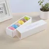 6 cores Macaron Packaging Wedding Candy Favors Gift Laser Paper Boxes 6 Grids Chocolates Boxcookie Box