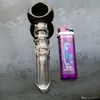 Trois couleurs de mousse de mousse tuyau en verre Br￻leur d'huile en gros du tube