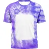 Party Favor Sublimation Blank O Neck Tie-Dye Short SleeveT-Shirt Tops Polyester Tees in the Summer For Custom Logo Printing Hommes Femmes RRC766