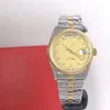 Президент T-U Date Sapphire Cystal Jeneva Mens Watches Автоматические механические движения мужское роскошное часы с понедельника по воскресенье224W