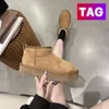 Australien Womens Boots Designer Klassiker Ultra Mini-Plattform Stiefel Mode warme Wolle Schnee Winterstiefel Luxus Damen D￼nne Boden Wildlederschuhe Eur35-44