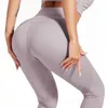 Kobiety legginsy k high talia Podnoszenie bioder sportów Kobiety nagie fitness Running Yoga Pants Gym dziewczyna splot z boku telefon komórkowy kieszonkowy