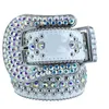 Designer Bb Simon Ceintures pour Hommes Femmes Ceinture Diamant Brillant sur Noir Bleu Blanc Multicolore avec Strass Bling comme Cadeau AAA A AA