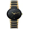 Nouvelle mode homme femme montre mouvement à quartz montre de luxe pour homme montre-bracelet montres en céramique rd07276O