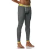 Men's Thermal Underwear Jockmail Men Long Johns Hombre Winter Warm Thicken Thermo Pants Mens Leggings For