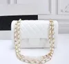 5A top designer handmade luxury ladies Crossbody bag shoulder armpit classic caviar leather fashion brand bag chain imitation original wholesale