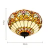 Ceiling Lights European Retro Love Stained Glass Dining Room Bedroom Aisle Corridor Club Baroque Lamps