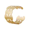 Bangle Bijoux Gypsy Fashion Gold Color Punk Hip Hop Cuff Wide Men Bangles Arm Bracelet For Women Bracelets & Party Jewelry