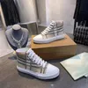 2023 Casual Schoenen Trainers Schoen Trainer Sneakers Echt Leer Klassieke Plaid Berry Strepen Voor Man Vrouw Bur Kleur Bar 34-44