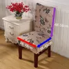 Chair Covers Stretch Plant Leaves Flower Pattern Protective Slipcover Case Anti-dirty Elastic Dining Home Decor Seat Cover