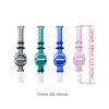 Chinafairprice NC066 Dab Rig Smoking Pipes Glass Water Bong 10mm 14mm Quartz Ceramic Nail Clip Colorful Big Chamber Huge Vapor Bubbler Pipe